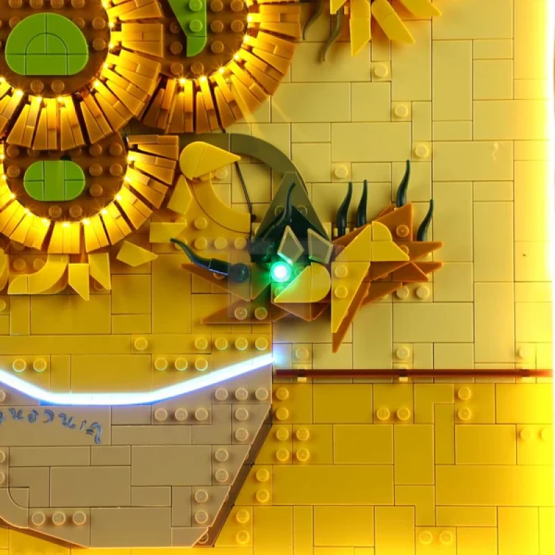 Light Kit for LEGO® 31215 Vincent van Gogh – Sunflowers