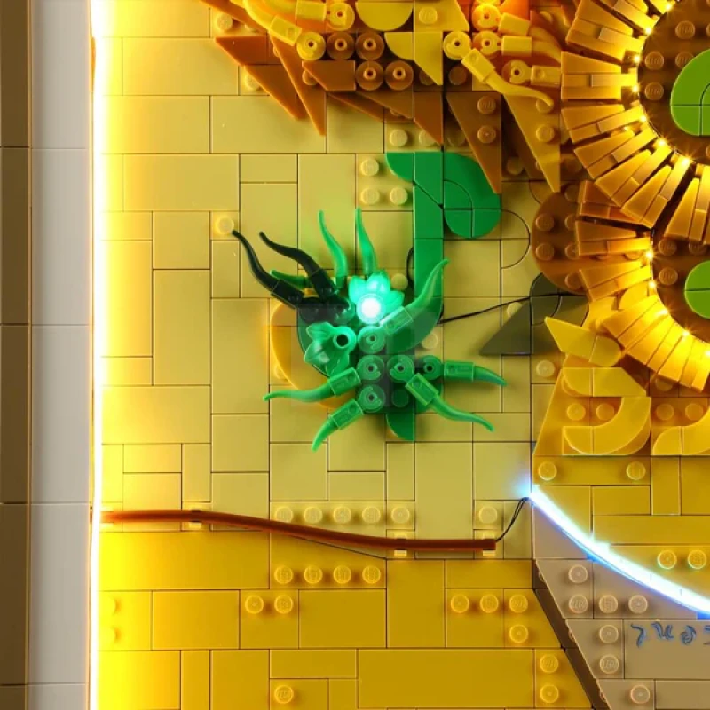 Light Kit for LEGO® 31215 Vincent van Gogh – Sunflowers