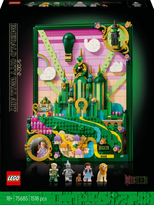 LEGO&reg; 75685 Emerald City Wall Art