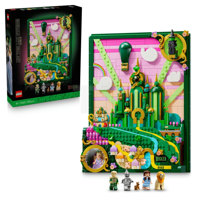 LEGO&reg; 75685 Emerald City Wall Art