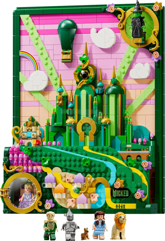 LEGO&reg; 75685 Emerald City Wall Art