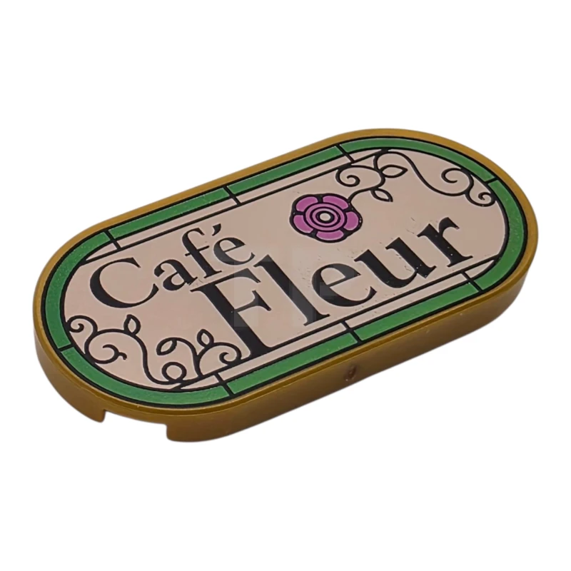 LEGO&reg; 6523323 - 66857pb089 - Piastrelle, rotonde 2 x 4 ovali con 