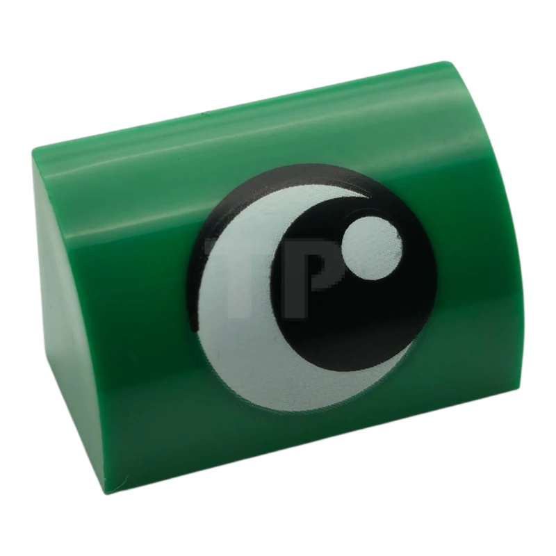 LEGO&reg; 6522848 - 37352pb035 - Pente 1 x 2 x 1 courbée avec l'œil regardant vers la droite Modèle.