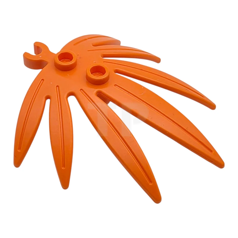 LEGO&reg; 6541444 - 10884 - Plant Leaves 6 x 5 Swordleaf with Clip (thick open O clip)