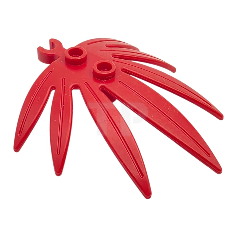 LEGO&reg; 6541442 - 10884 - Foglie di piante 6 x 5 a forma di spada con clip (spessa clip a O aperta)