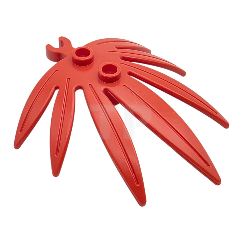 LEGO&reg; 6541443 - 10884 - Plant Leaves 6 x 5 Swordleaf with Clip (thick open O clip)