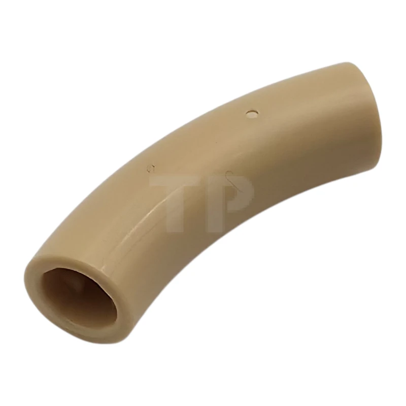 LEGO&reg; 6550259 - 7324 - Brick, Round Tube 1 x 1 d. 45 degrees Elbow Macaroni Half - Axle Hole