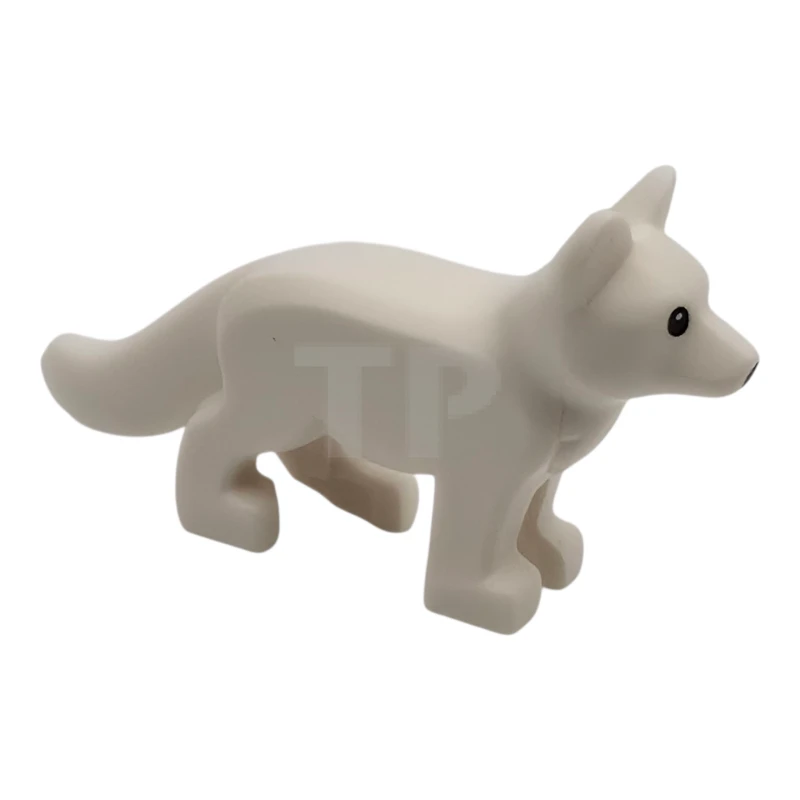 LEGO&reg; 6530160 - 112411pb01 - Fox, Bushy Tail with Black Eyes and Nose Pattern