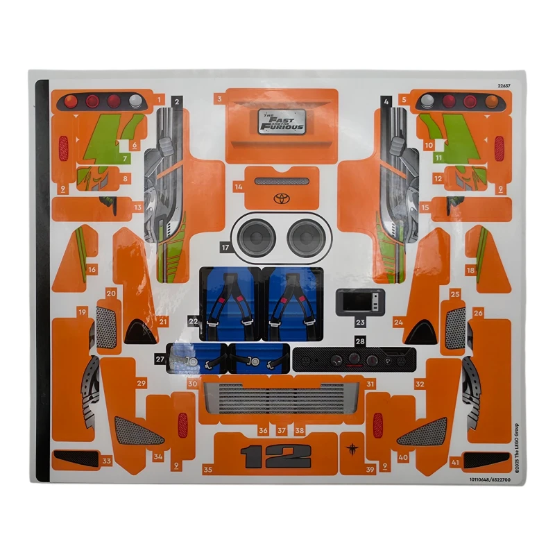 LEGO&reg; 6522700 - Autocollant pour l'ensemble 42204