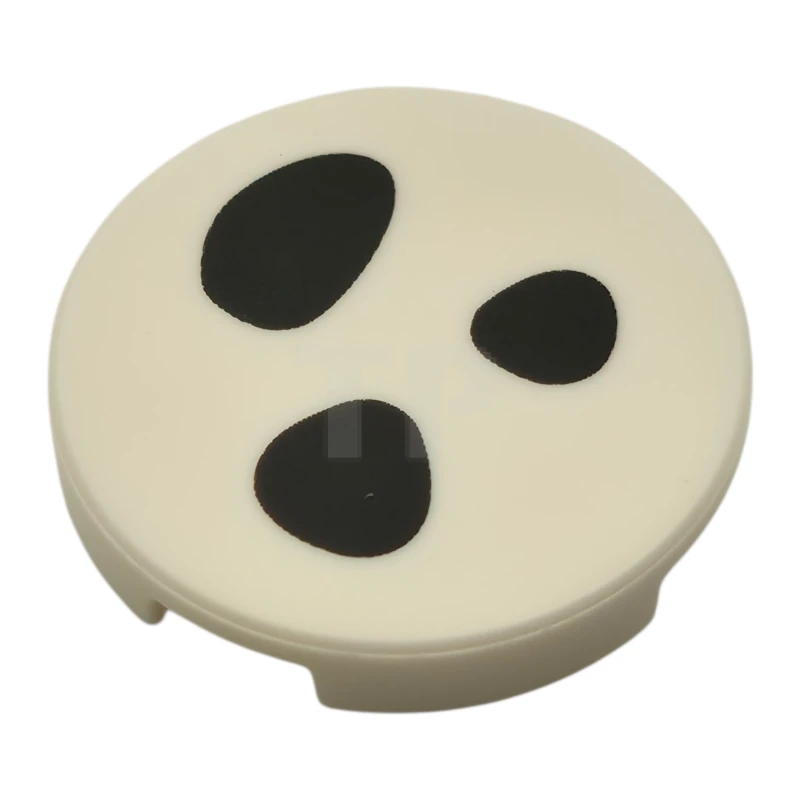 LEGO&reg; 6541847 - 14769pb780 - Tile 2 x 2 Round with Bottom O and Dalmatian Spots Pattern