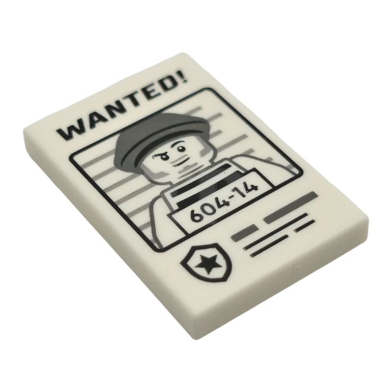 LEGO&reg; 6530109 - 26603pb520 - Piastrelle 2 x 3 con modello di minifigure 
