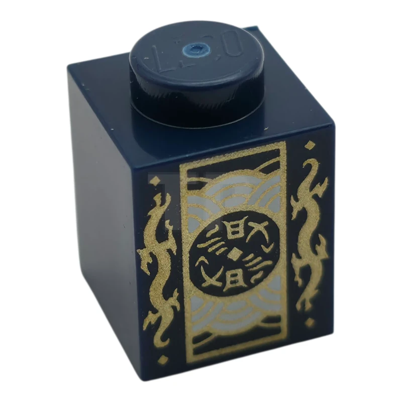 LEGO&reg; 6467266 - 3005pb058 - Brick 1 x 1 with Dragons Pattern