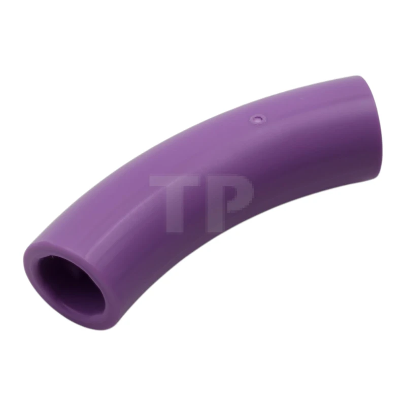 LEGO&reg; 6557601 - 7324 - Brick, Round Tube 1 x 1 d. 45 degrees Elbow Macaroni Half - Axle Hole