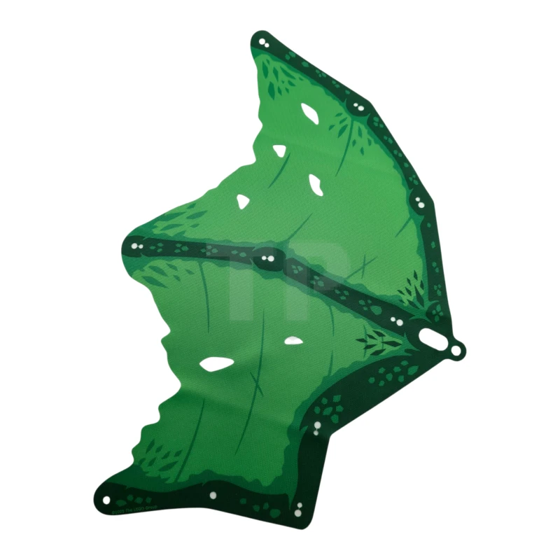 LEGO&reg; 6544505 - 113309 - Cloth Wing Dragon Right, Tattered with Dark Green Bones, Green Scales and Trim Pattern