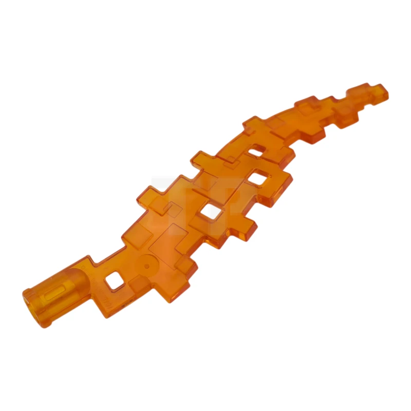 LEGO&reg; 6544726 - 7131 - Wave Pixelated (Flame) avec extrémité de trou d'essieu