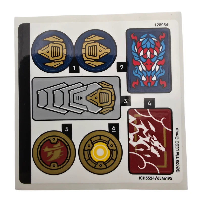 LEGO&reg; 6546195 - Sticker for Set 71843