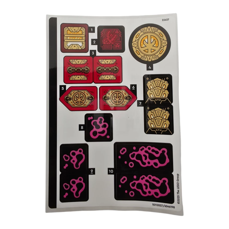 LEGO&reg; 6546198 - Sticker voor set 71846