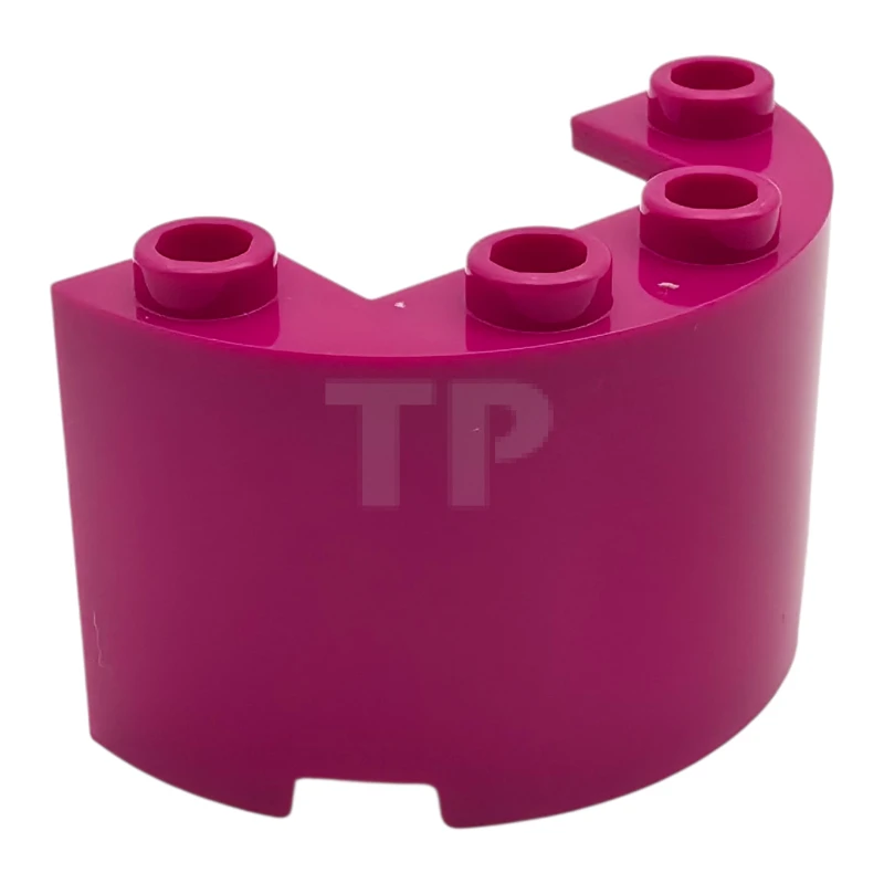 LEGO&reg; 6542605 - 24593 - Cylinder Half 2 x 4 x 2 with 1 x 2 Cutout