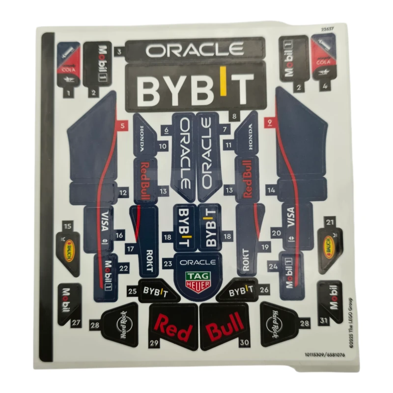 LEGO&reg; 6581076 - Pegatina para Set 77243