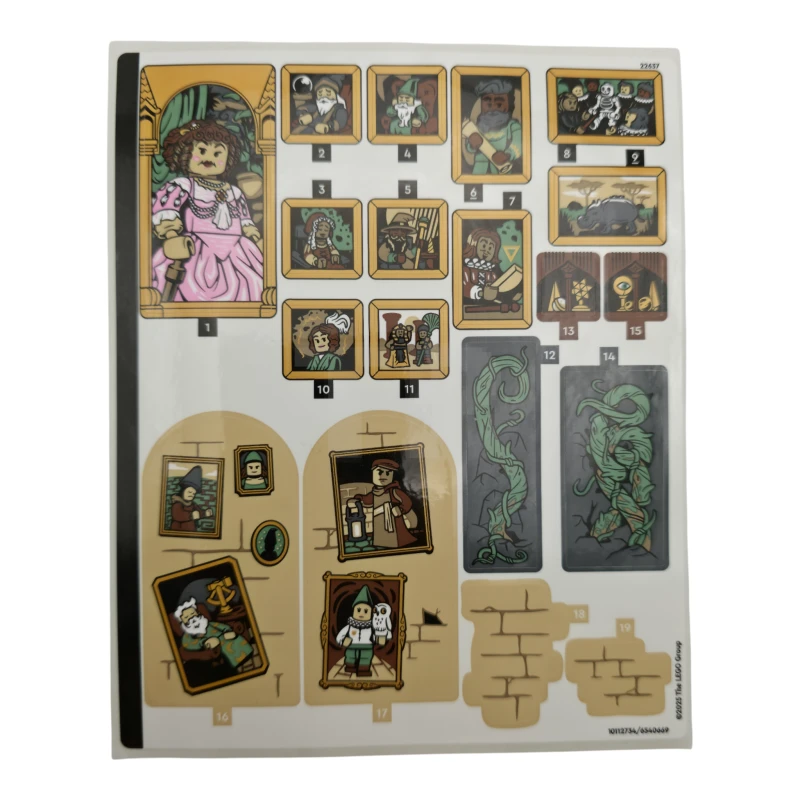 LEGO&reg; 6540669 - Adesivo per il set 76454 - Foglio 1