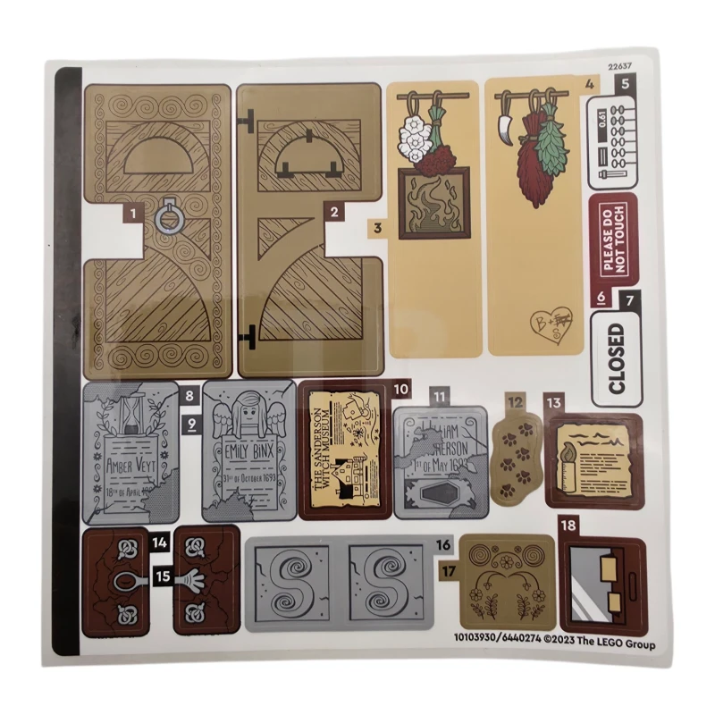 LEGO&reg; 6440274 - Sticker voor set 21341