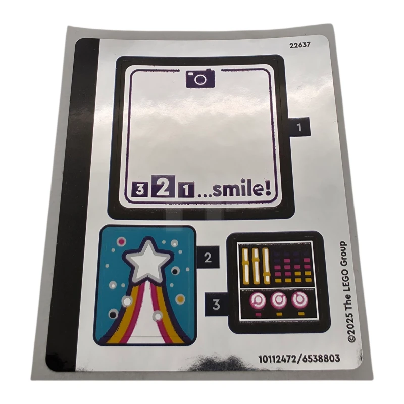 LEGO&reg; 6538803 - Sticker for Set 42661, Mirrored