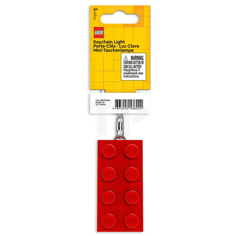 LED Key Light 2X4 Brick Red