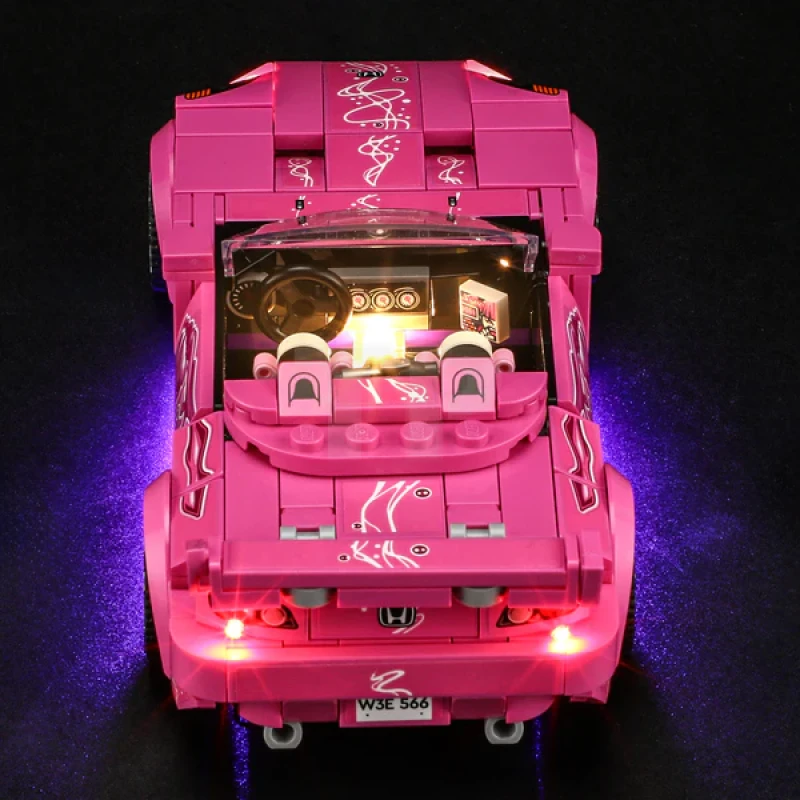 Light kit for LEGO® 77241 2 Fast 2 Furious Honda S2000