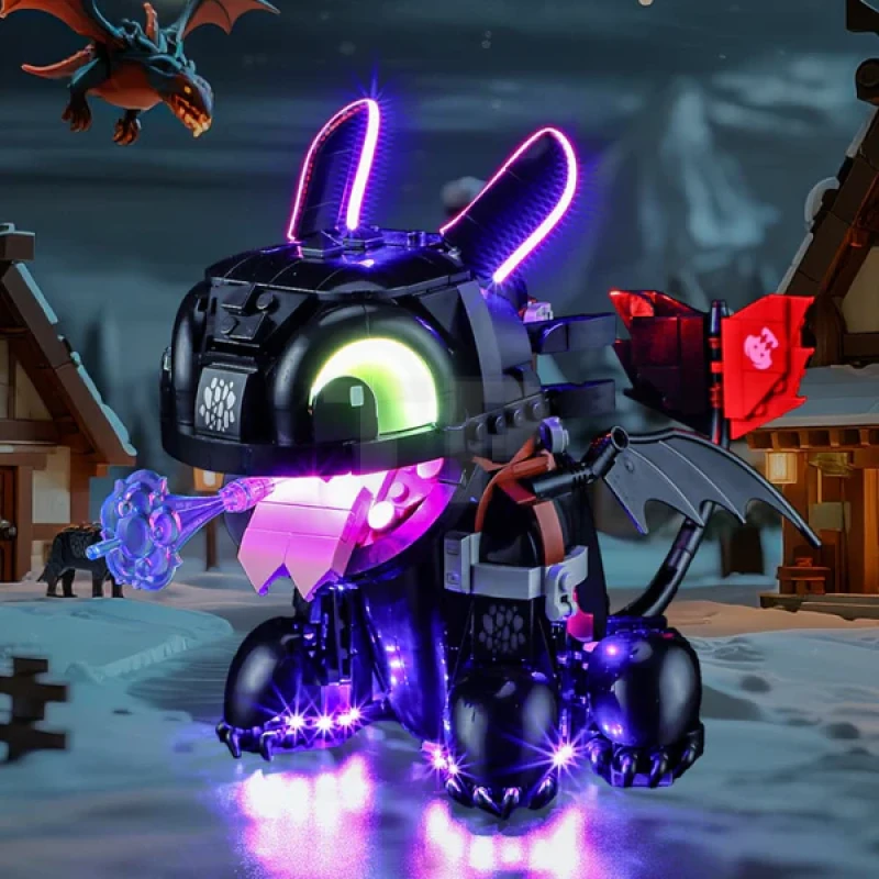 Light kit for LEGO® 10375 How to Train Your Dragon: Toothless