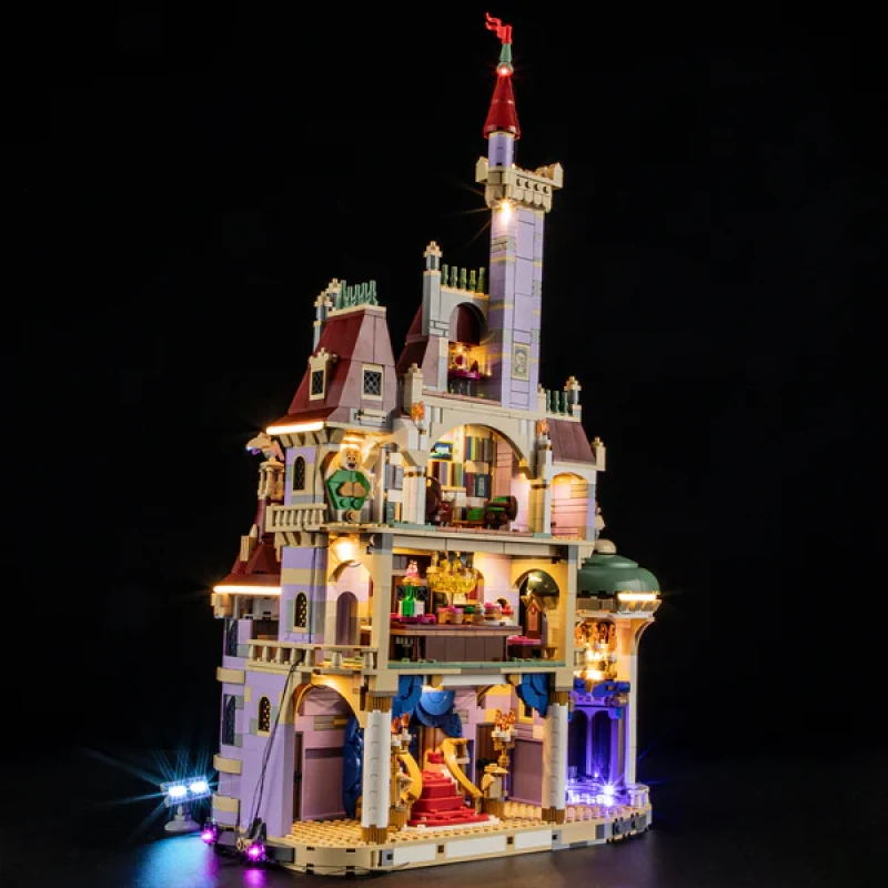 Light kit for LEGO® 43263 Beauty and the Beast Castle