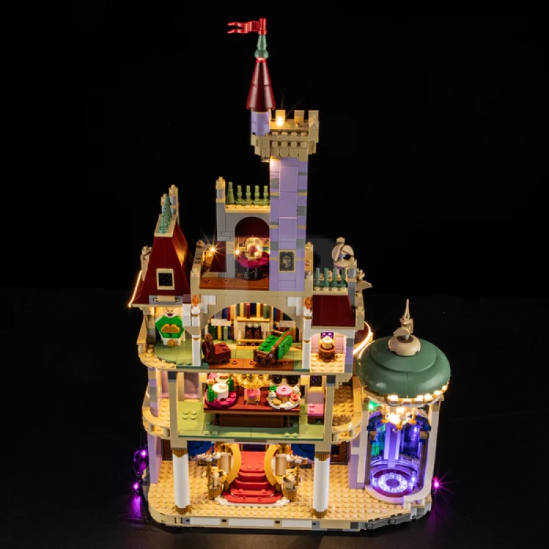 Light kit for LEGO® 43263 Beauty and the Beast Castle