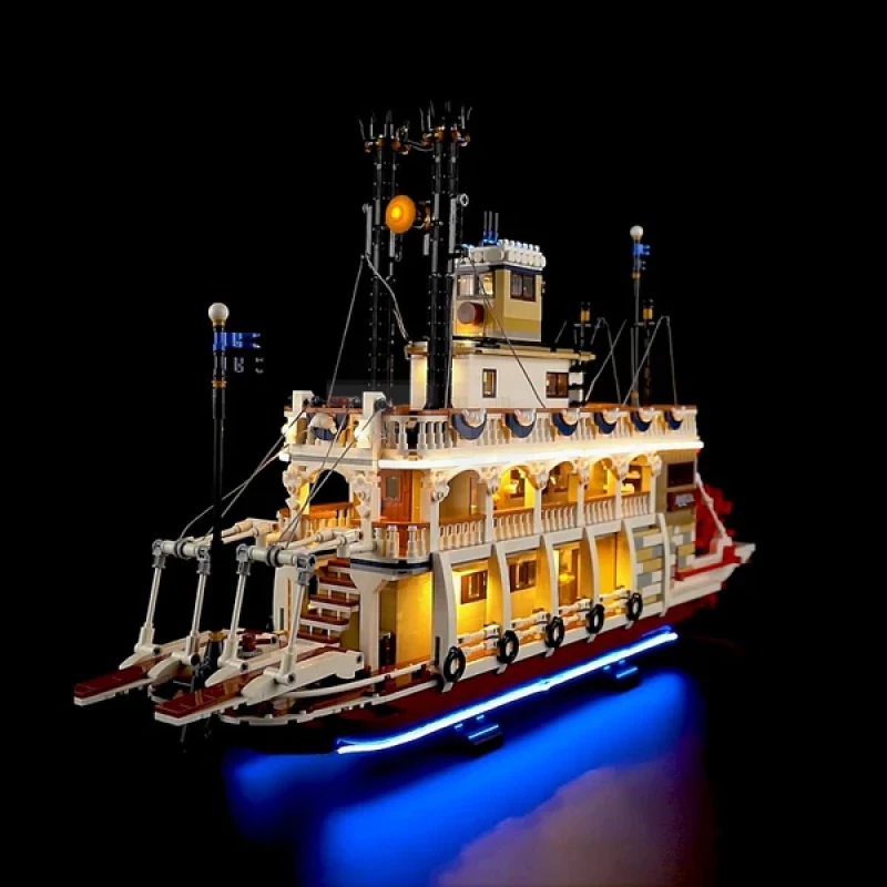Light kit for LEGO® 21356 River Steamboat