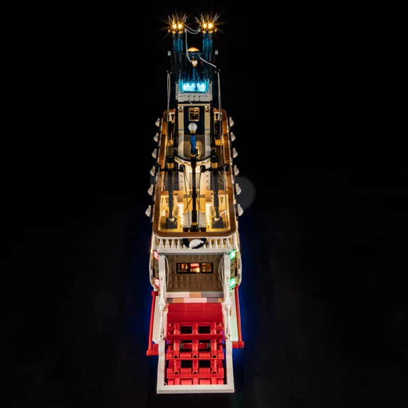 Light kit for LEGO® 21356 River Steamboat