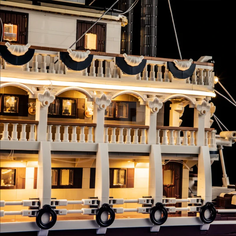 Light kit for LEGO® 21356 River Steamboat