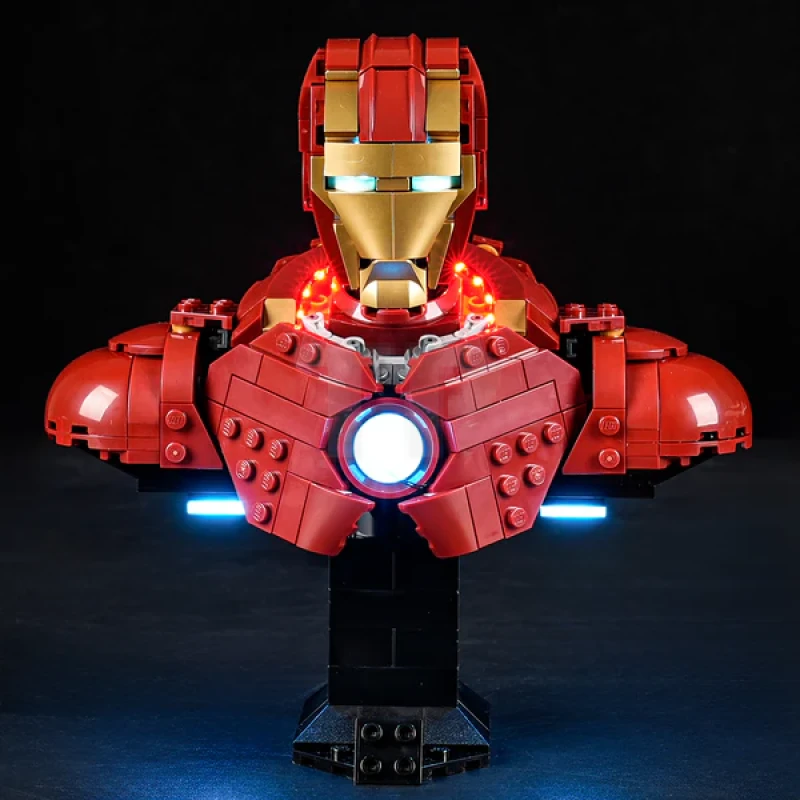 Light kit for LEGO® 76327 Iron Man MK4 Bust
