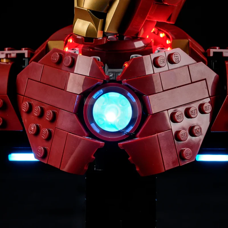 Light kit for LEGO® 76327 Iron Man MK4 Bust