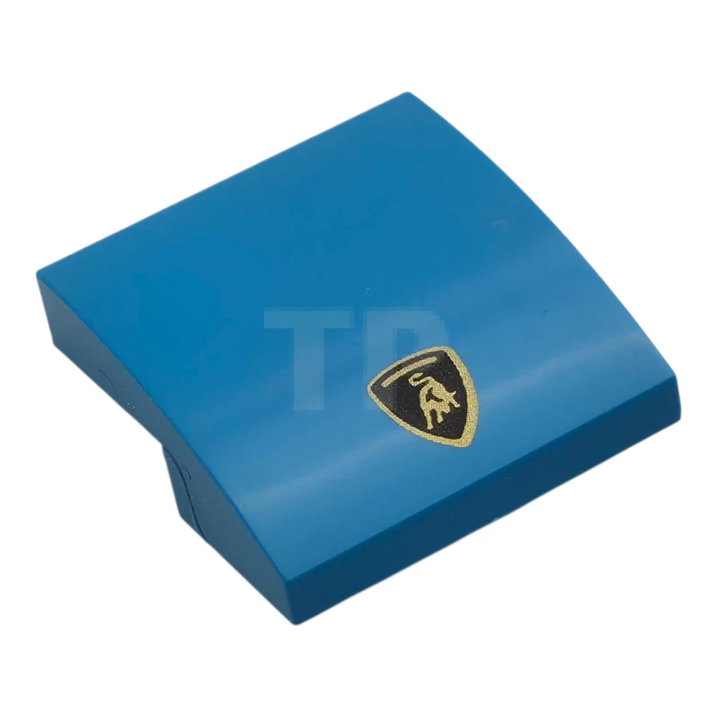 LEGO&reg; 6548235 - 15068pb643 - Slope 2 x 2 x 2/3 Curved with Lamborghini Logo Pattern