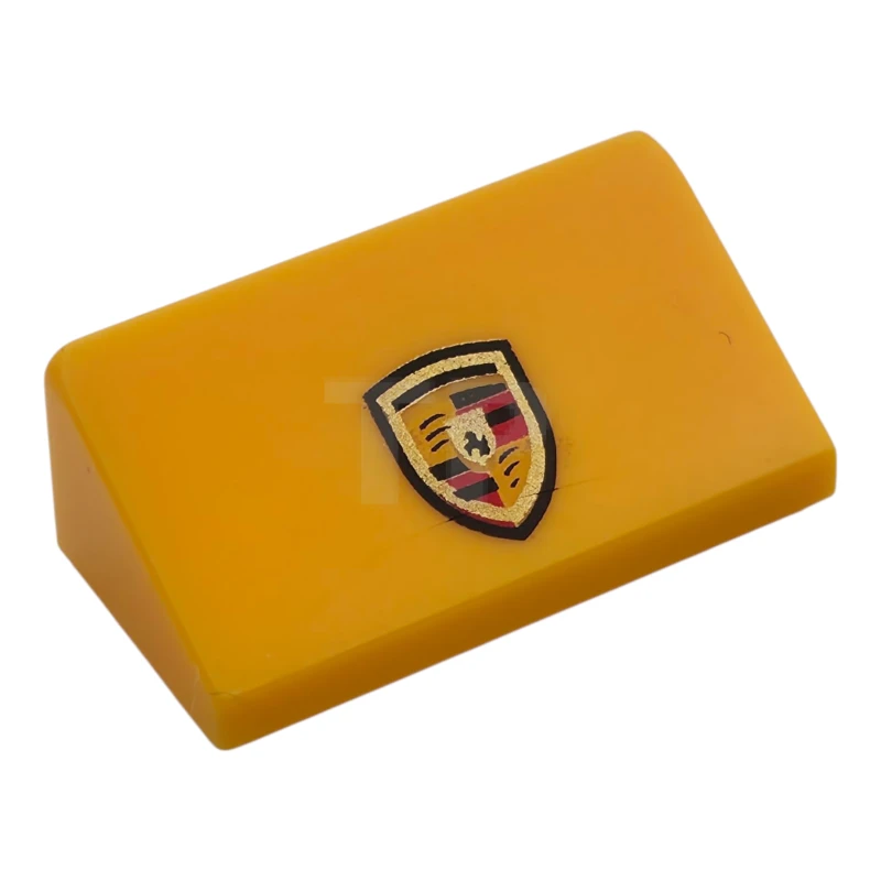 LEGO&reg; 6548307 - 85984pb487 - Slope 30 1 x 2 x 2/3 with Porsche Logo Pattern