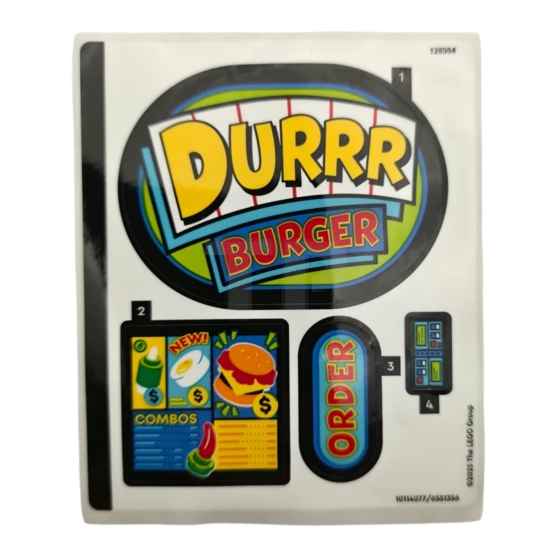 LEGO&reg; 6551356 - Sticker voor set 77076