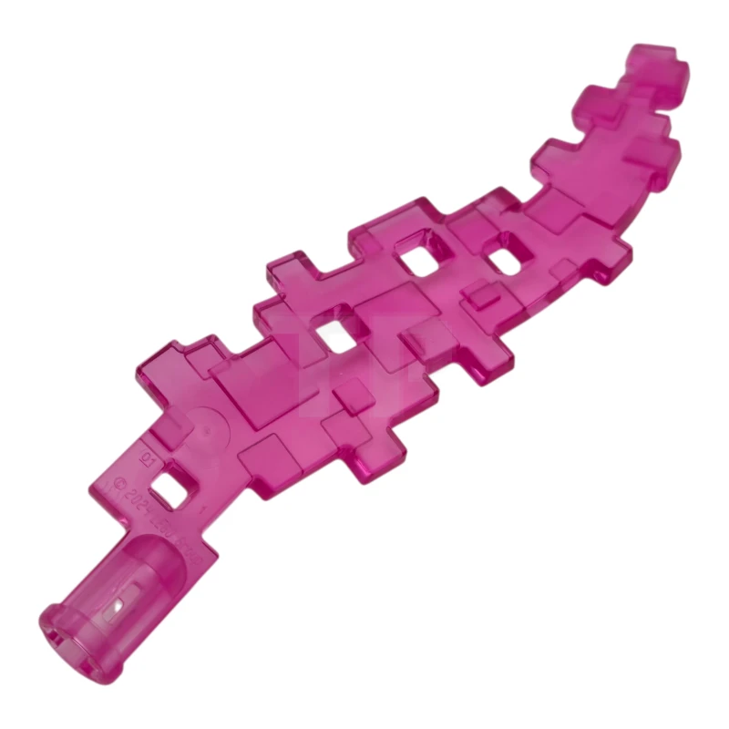 LEGO&reg; 6523806 - 7131 - Wave Pixelated (Flame) avec extrémité de trou d'essieu