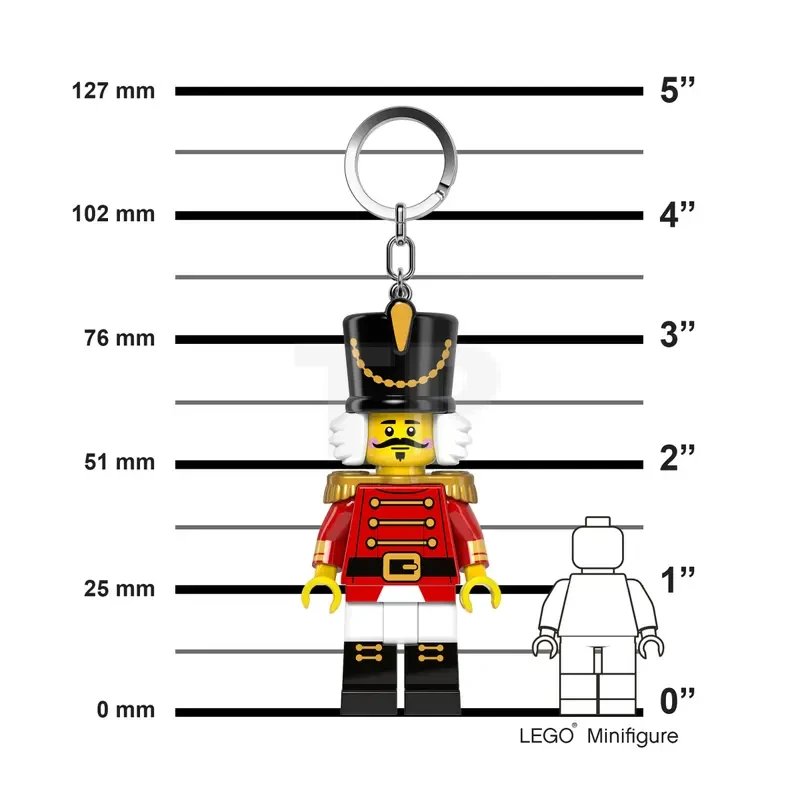 LEGO® LED-Schlüsselanhänger mit Nussknacker