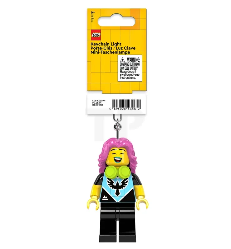 LEGO® LED Keychain Light Gamer Girl
