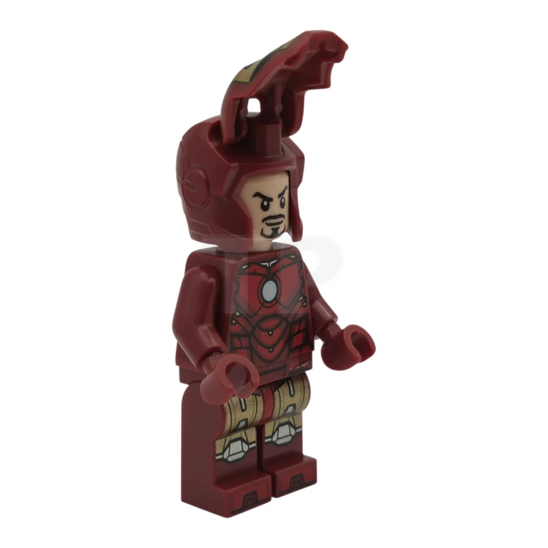 LEGO&reg; sh1048 Iron Man - Mark 4 Armor, Large Helmet Visor, Light Nougat Head