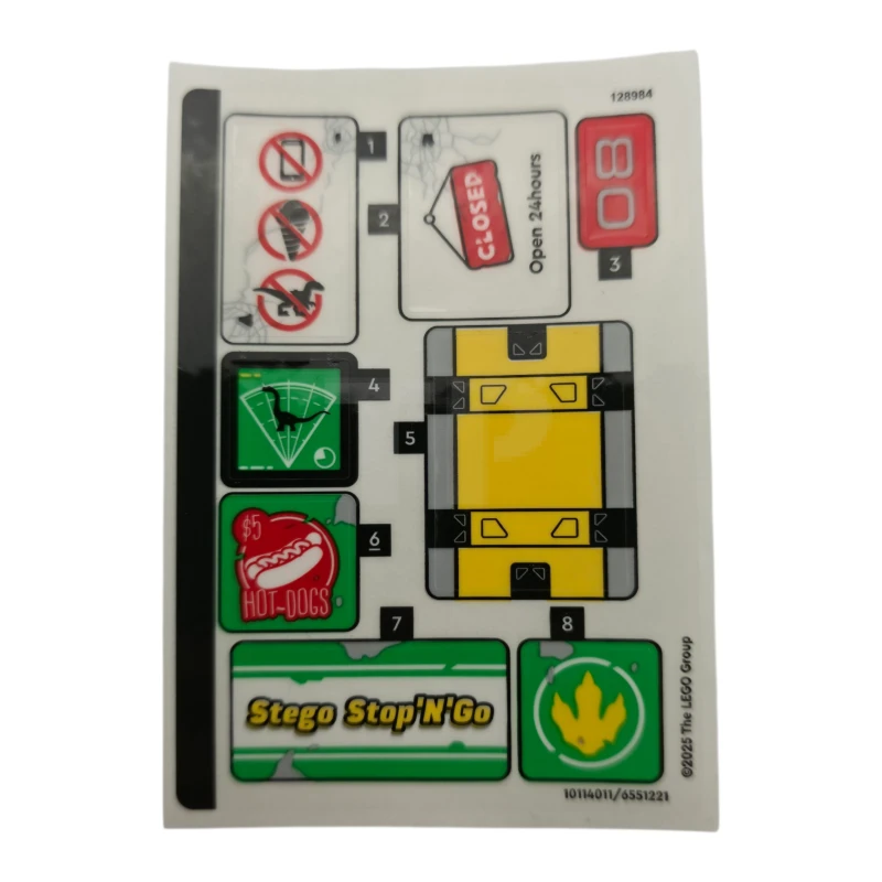 LEGO&reg; 6551221 - Adesivo per il set 76973