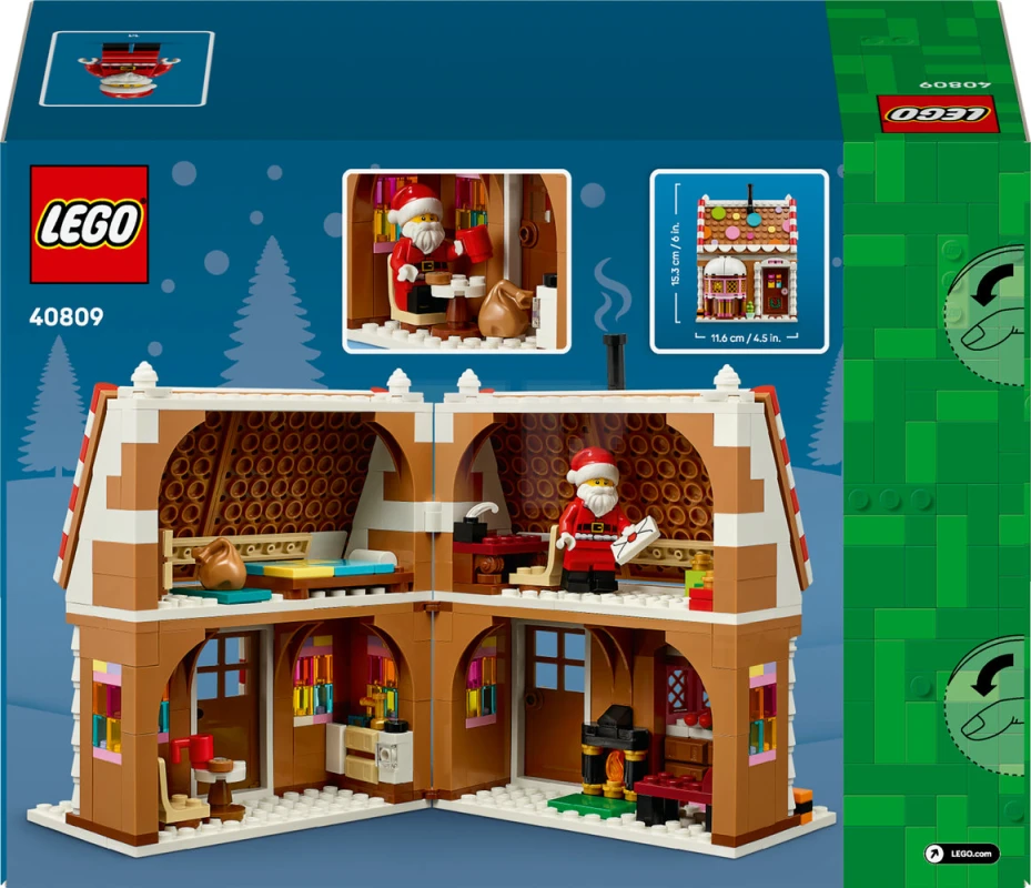LEGO&reg; 40809 Winters peperkoekhuisje