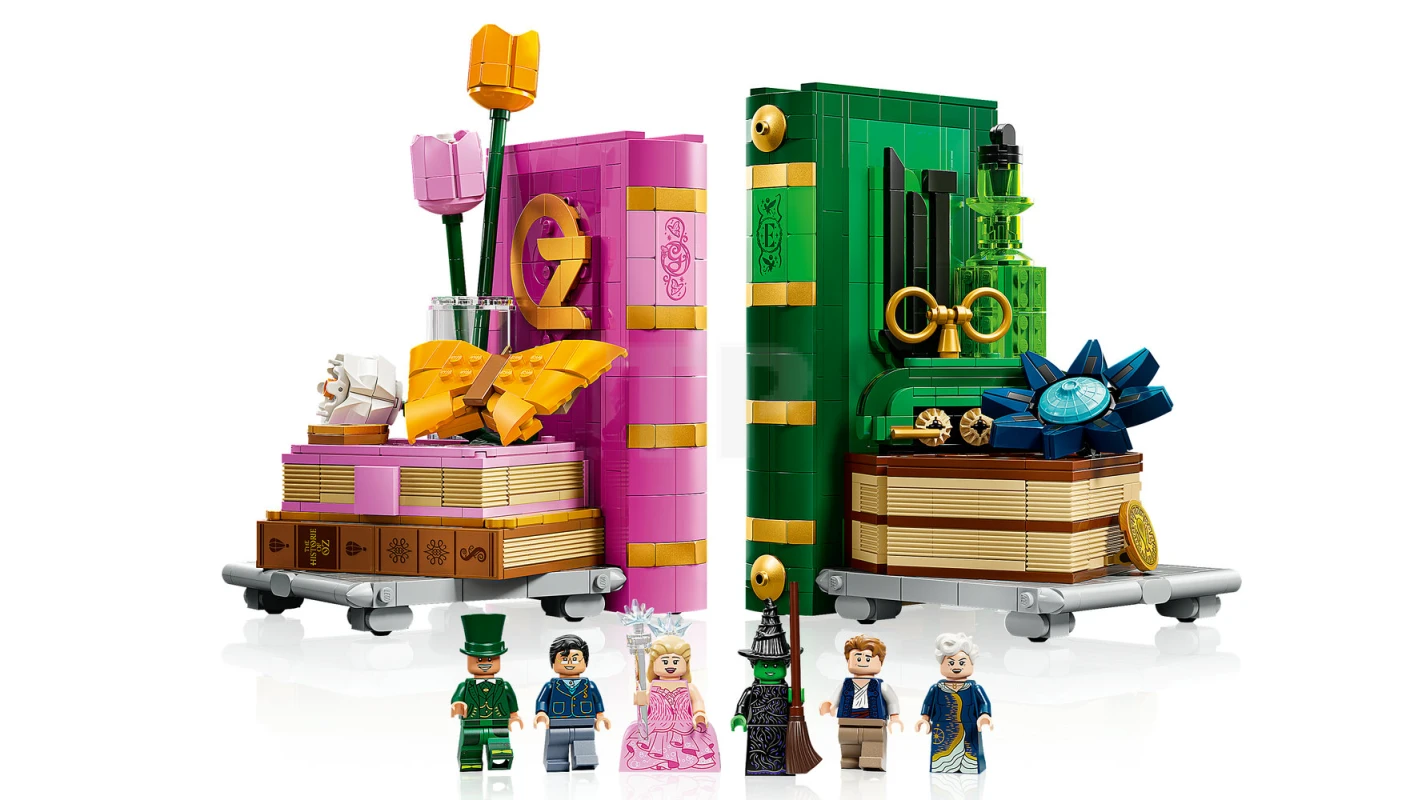 LEGO&reg; 75691 Glinda en Elphaba boekensteunen