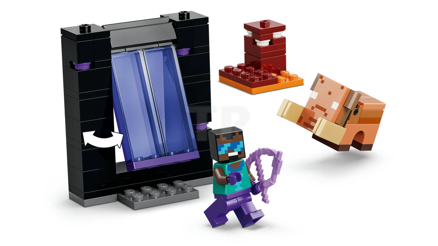 LEGO&reg; 21584 Voyage à travers les Portails du Nether et de l’Ender