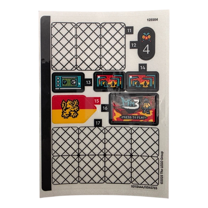 LEGO&reg; 6545765 - Adesivo per il set 76451 - Foglio 2