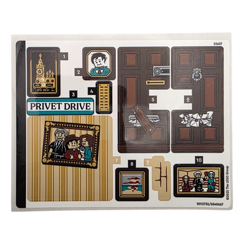 LEGO&reg; 6540667 - Sticker for Set 76451 - Sheet 1