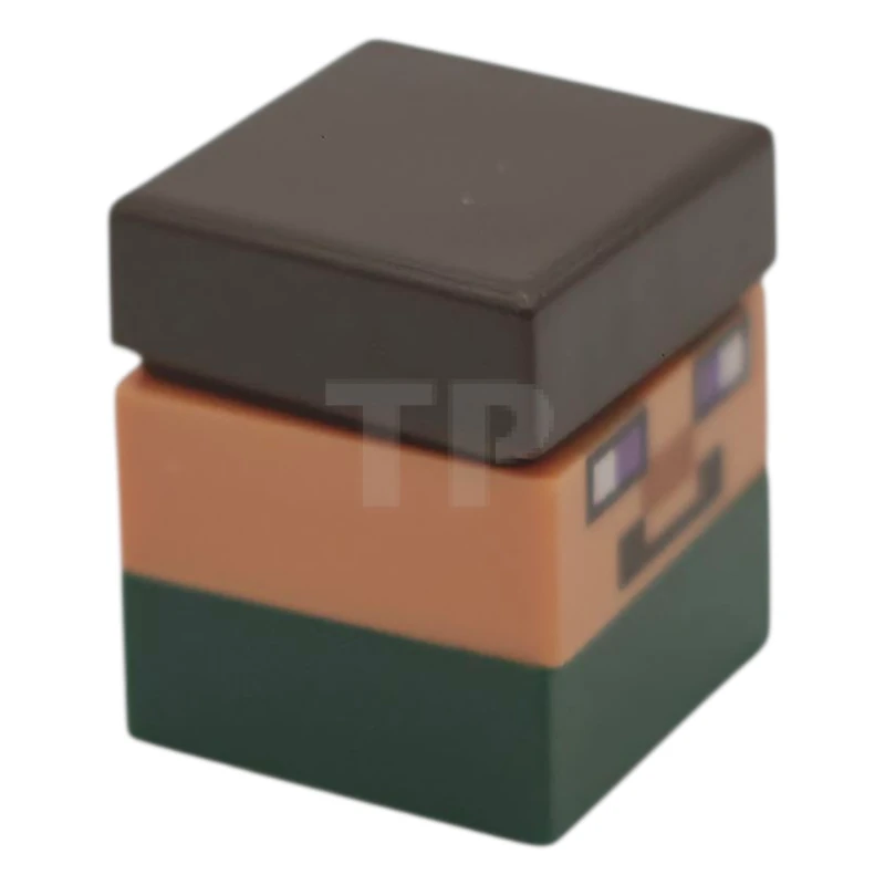 LEGO&reg; min234 Micromob Steve - Capelli corti e castano scuro